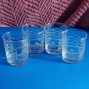 Patron Cocktail Glasses-Set of 4